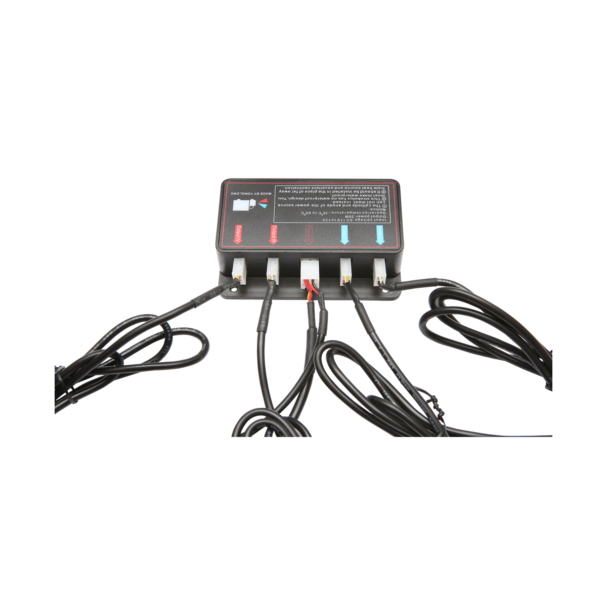 Set 8 stroboscoape cu 3 LED-uri, lumina galbena 12V Breckner Germany - imagine 5