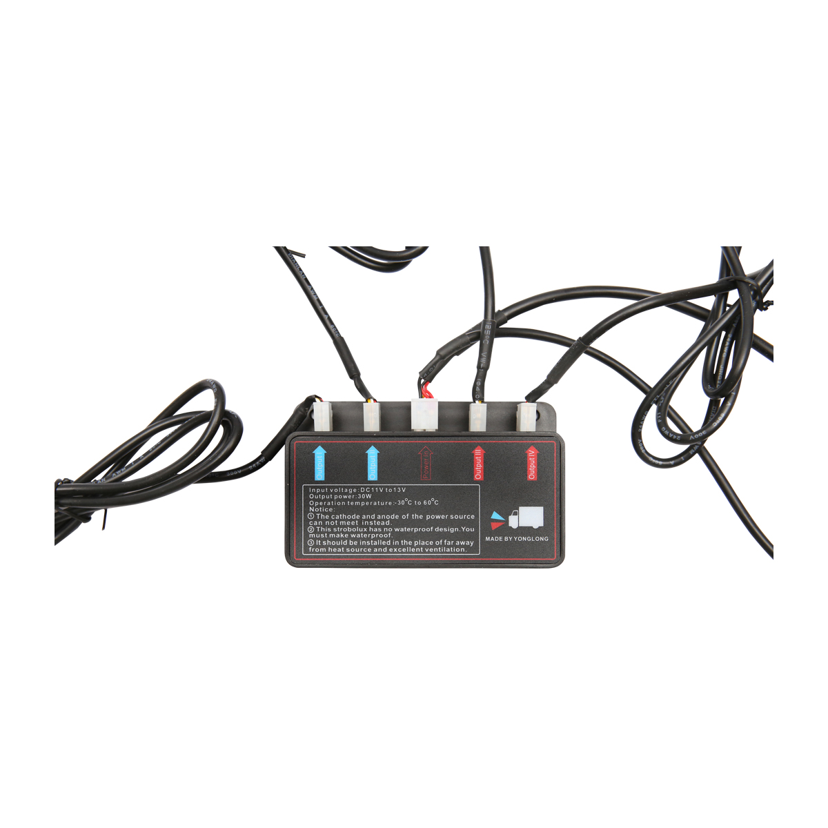 Set 8 stroboscoape cu 3 LED-uri, lumina galbena 12V Breckner Germany - imagine 6