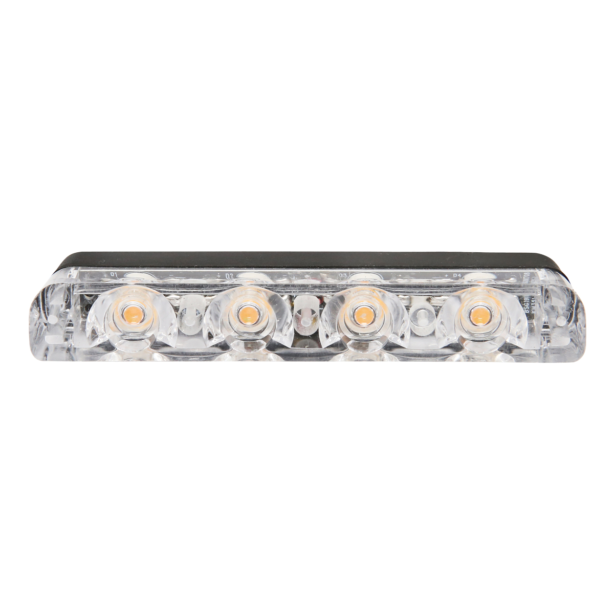 Set 8 stroboscoape cu 4 LED-uri, lumina galbena 12V Breckner Germany - imagine 3