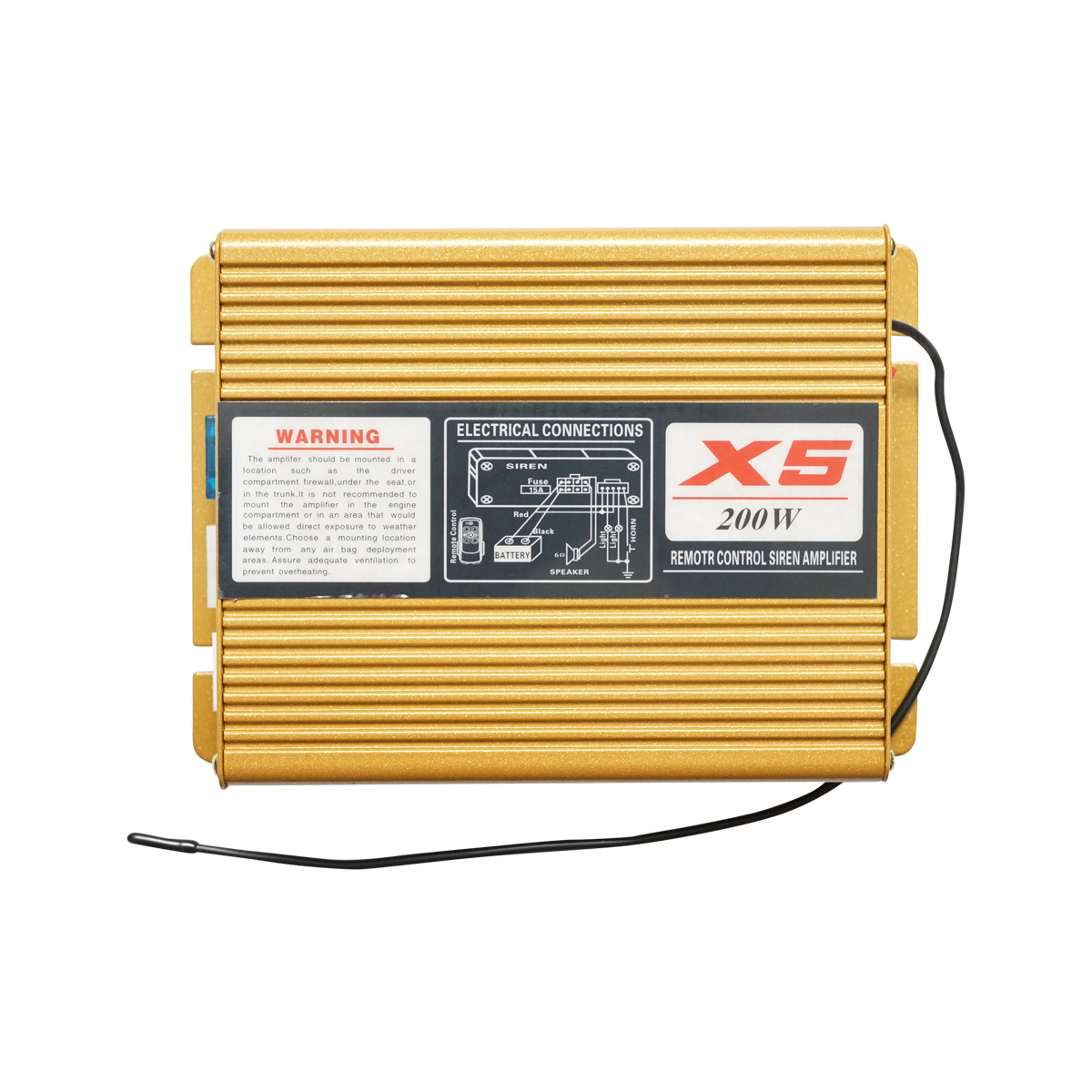 Sirena wireless cu difuzor si microfon 12V 200W Breckner Germany - imagine 2