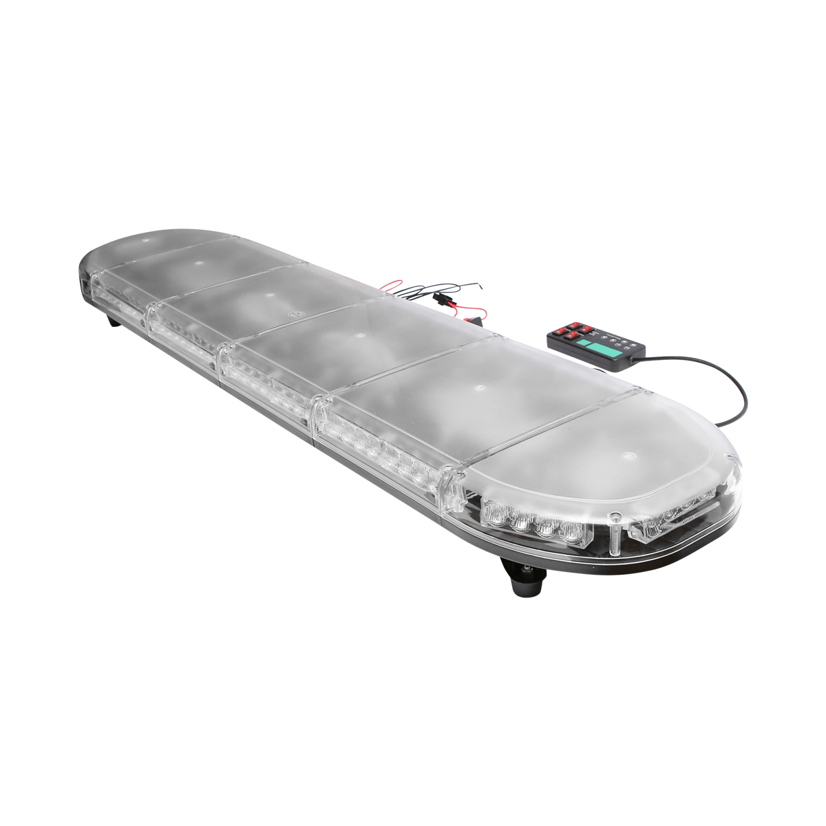 Rampa luminoasa girofar 12-24V cu lumina galbena 1290x275x125mm Breckner Germany - imagine 5