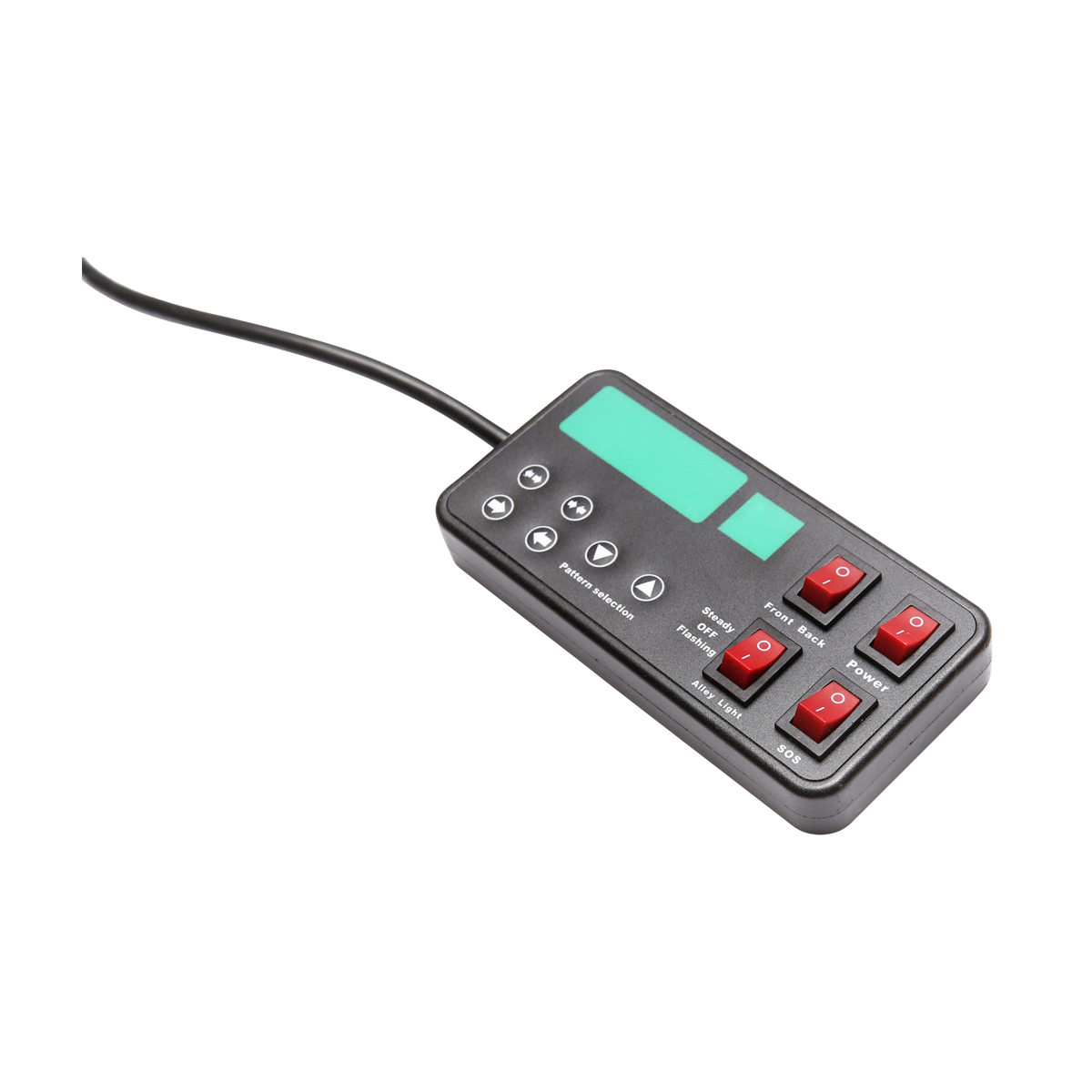 Rampa luminoasa girofar 12-24V cu lumina galbena 1290x275x125mm Breckner Germany - imagine 8