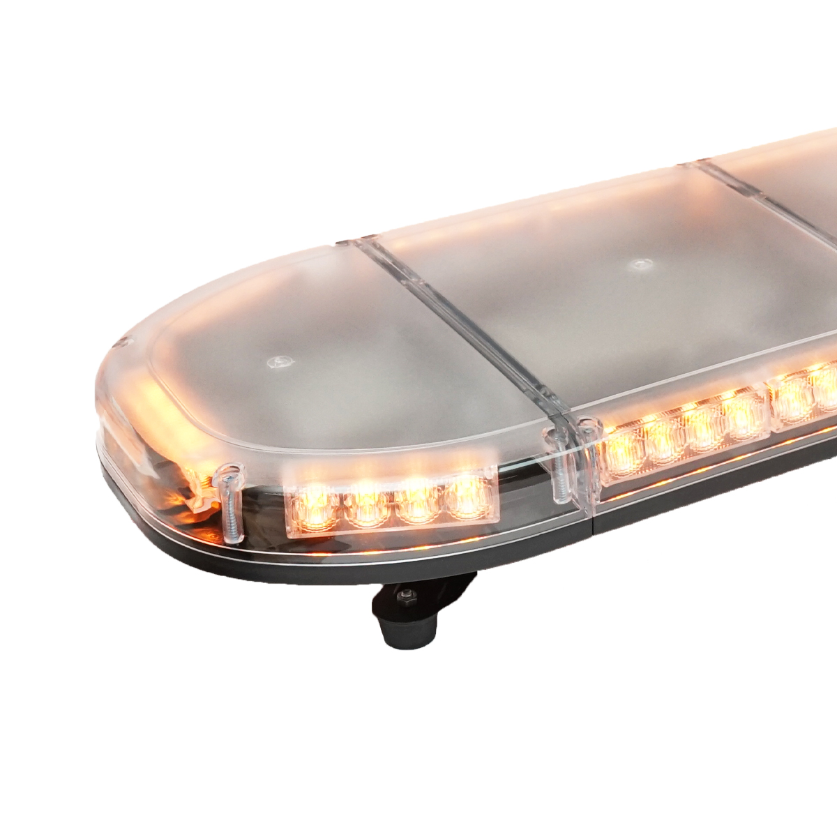 Rampa luminoasa girofar 12-24V cu lumina galbena 1290x275x125mm Breckner Germany - imagine 4