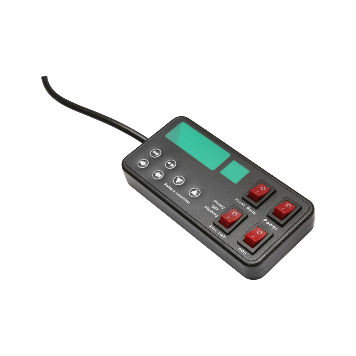 Rampa luminoasa girofar 12-24V cu lumina galbena 1520x275x125mm Breckner Germany - imagine 8