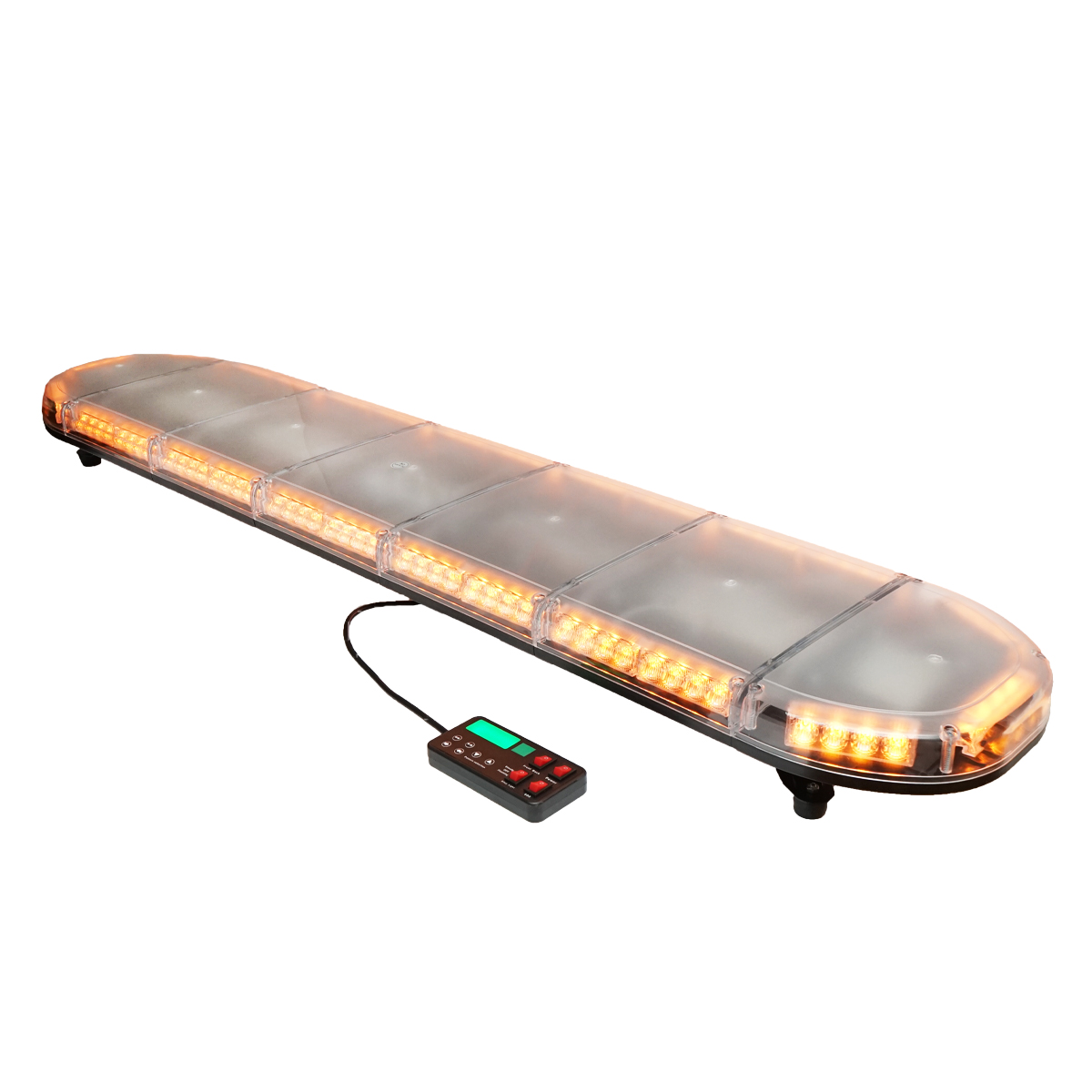 Rampa luminoasa girofar 12-24V cu lumina galbena 1520x275x125mm Breckner Germany