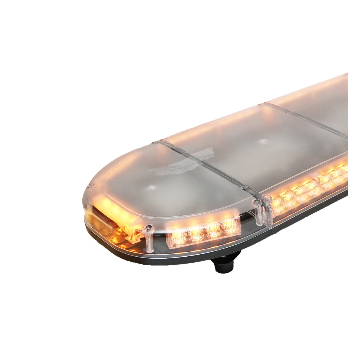 Rampa luminoasa girofar 12-24V cu lumina galbena 1750x275x125mm Breckner Germany - imagine 4