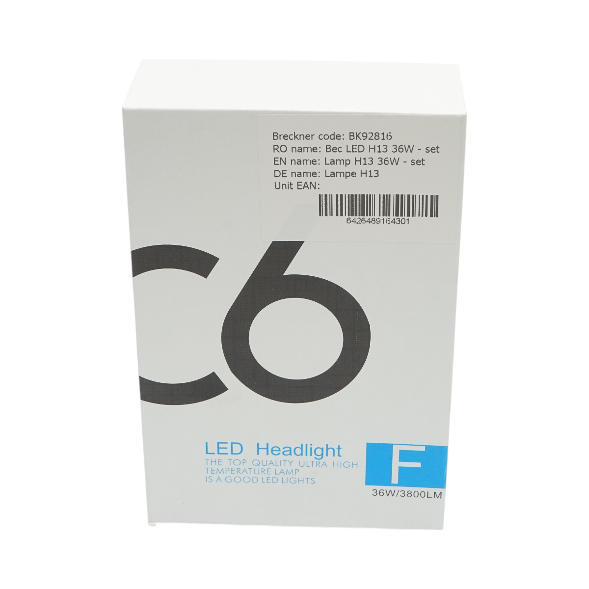 Set 2 becuri LED H13 36W 12V/24V 8V-48V Breckner Germany - imagine 2