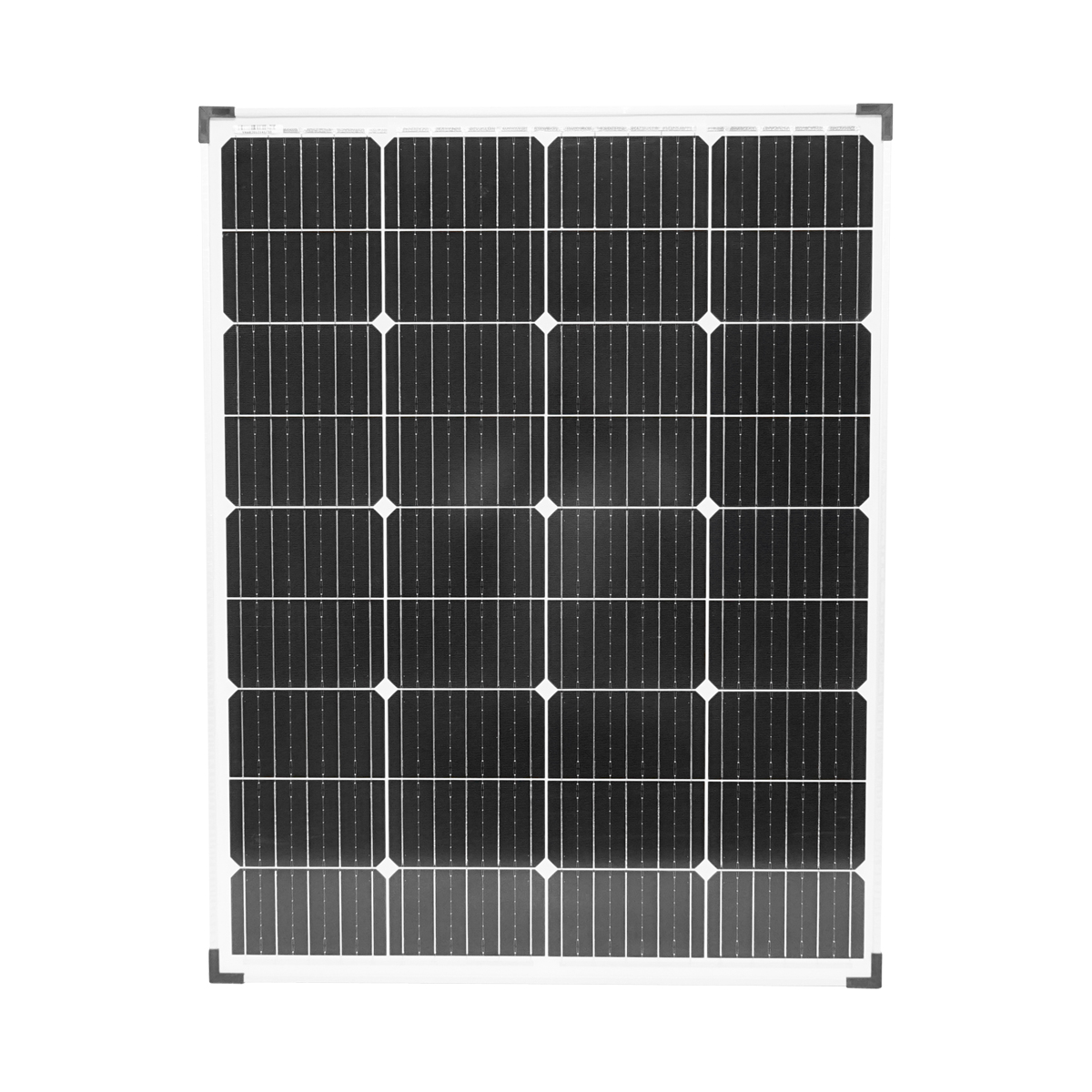 Panou solar 100W monocristalin cu conector MC4 880x680x30mm