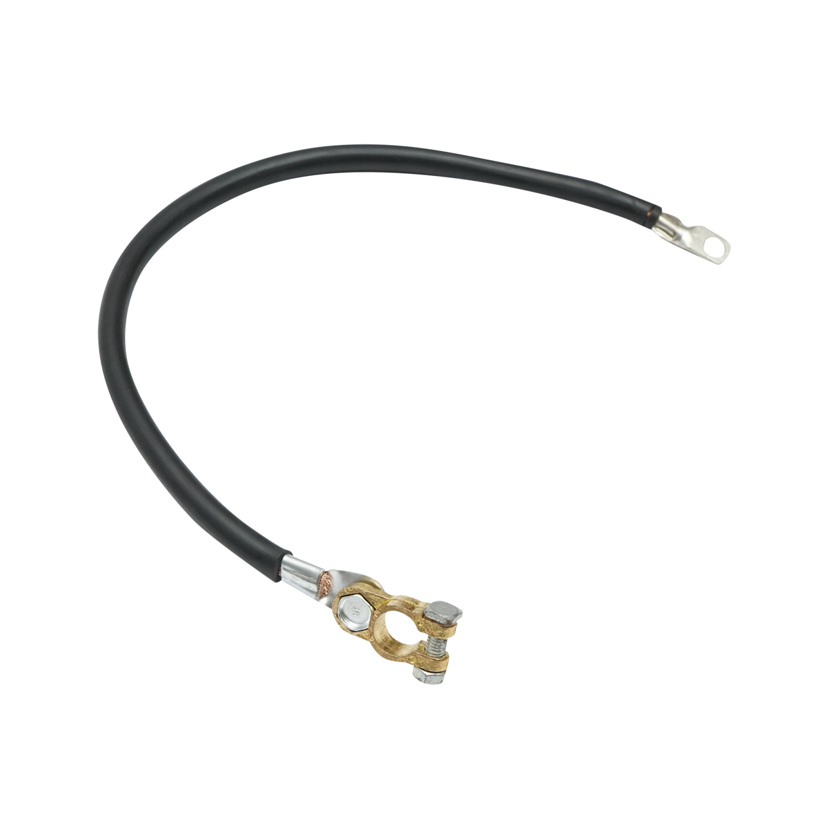 Cablaj/Cablu punte legatura curent baterii 500mm cu clema borna-papuc inelar, strangere pe surub Breckner Germany - imagine 4