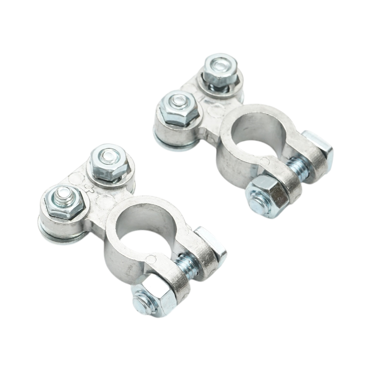 Set borne baterie de plumb cu strangere pe surub - imagine 3