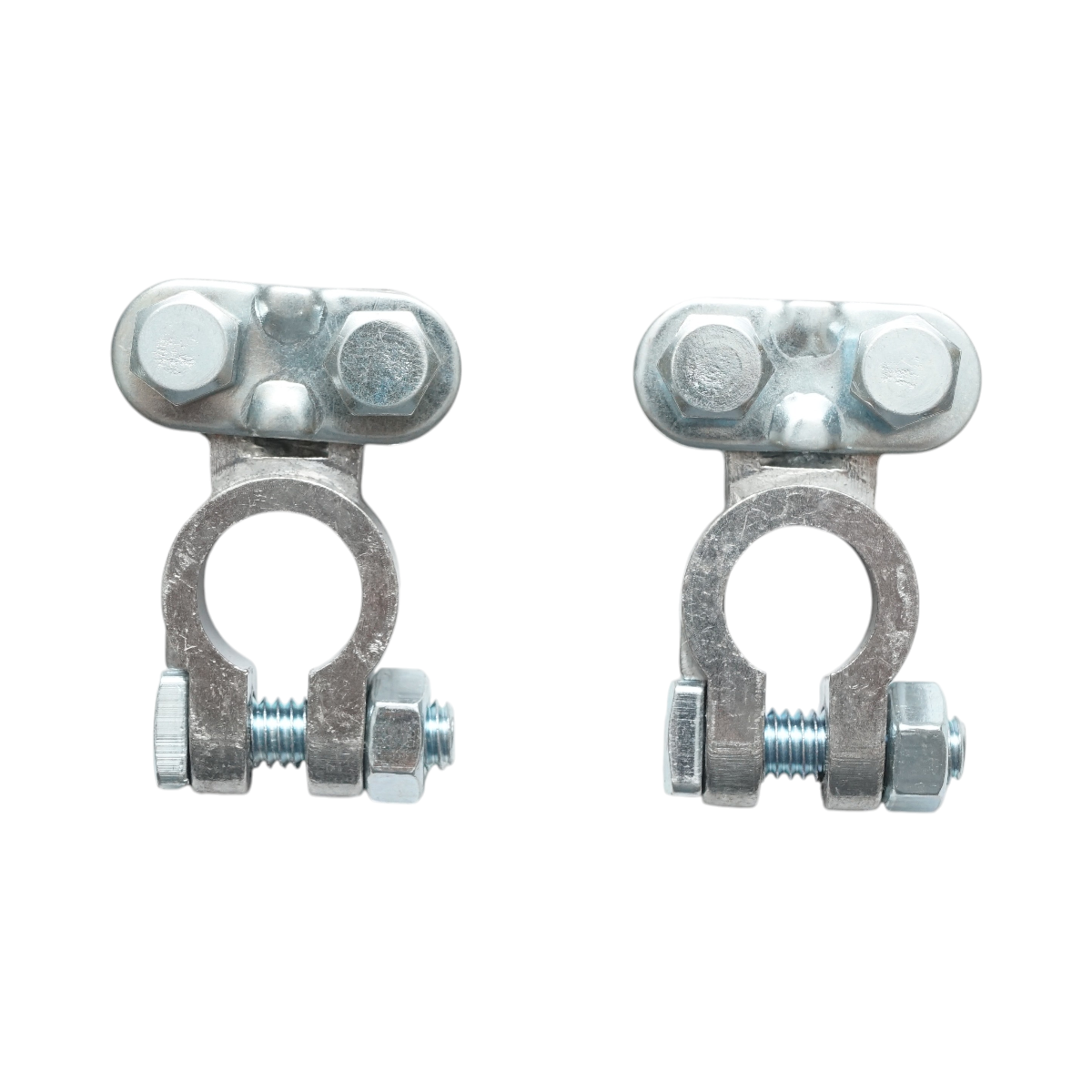 Set borne baterie de plumb cu strangere pe surub - imagine 2