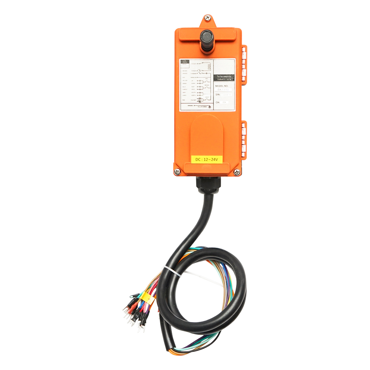 Telecomanda troliu Tractor Forestier 8 butoane 12V/24V fara fir (wireless) - imagine 5