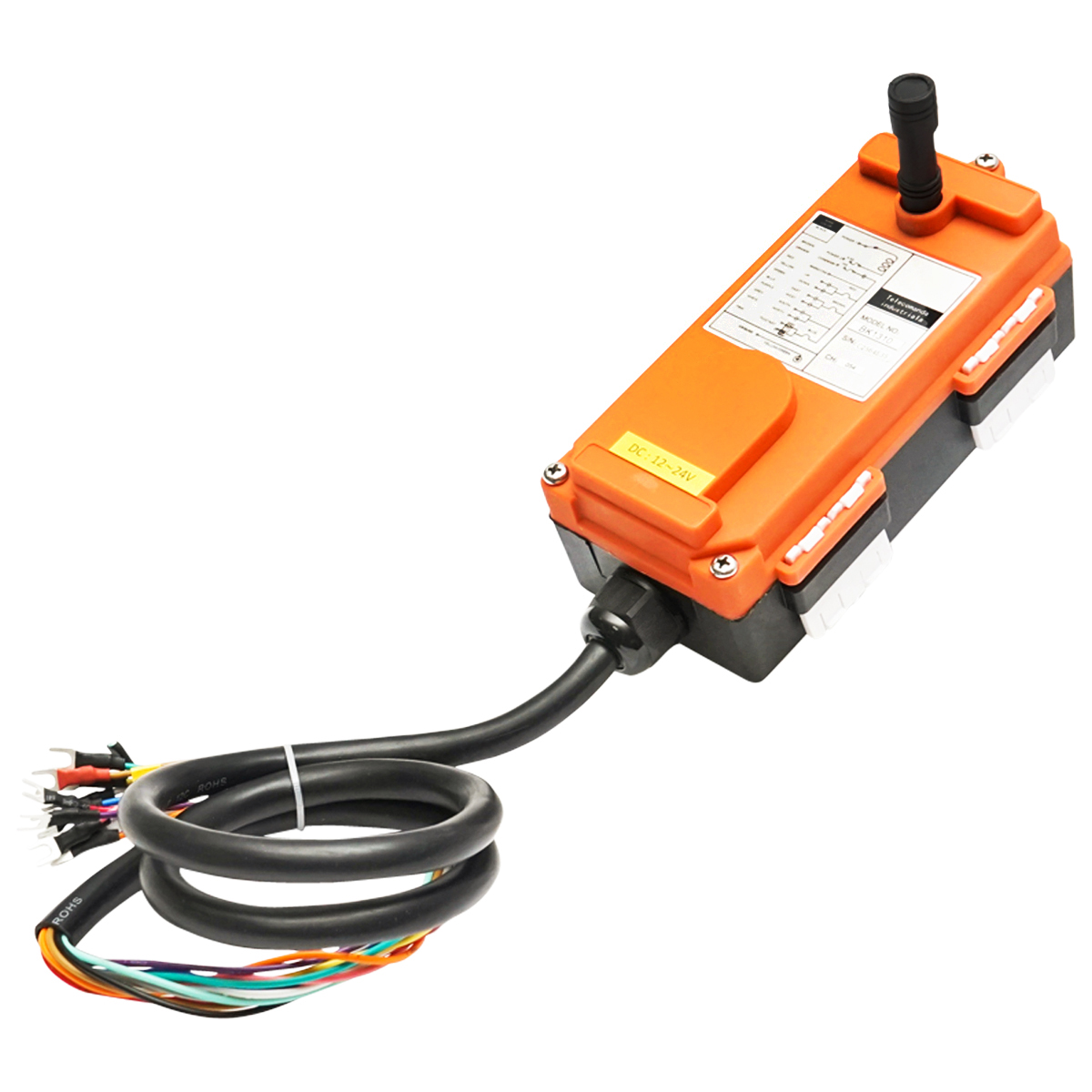 Telecomanda troliu Tractor Forestier 8 butoane 12V/24V fara fir (wireless) - imagine 6