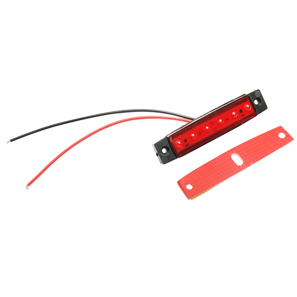 Lampa laterala rosie LED 12V/24V Breckner Germany - imagine 2