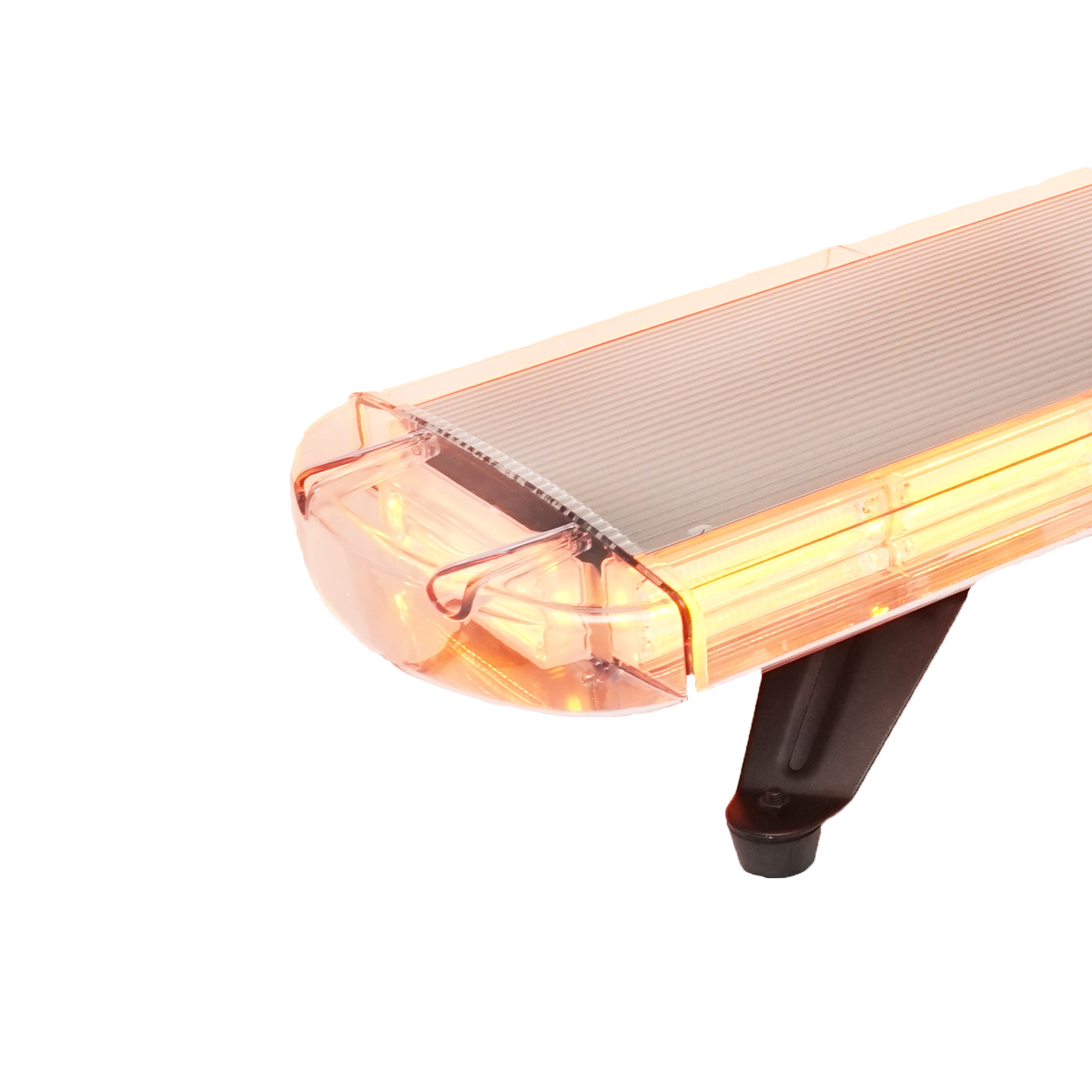 Rampa luminoasa girofar 12V cu 22 module lumina galbena si sonor integrat 1180x210x68mm Breckner Germany - imagine 4