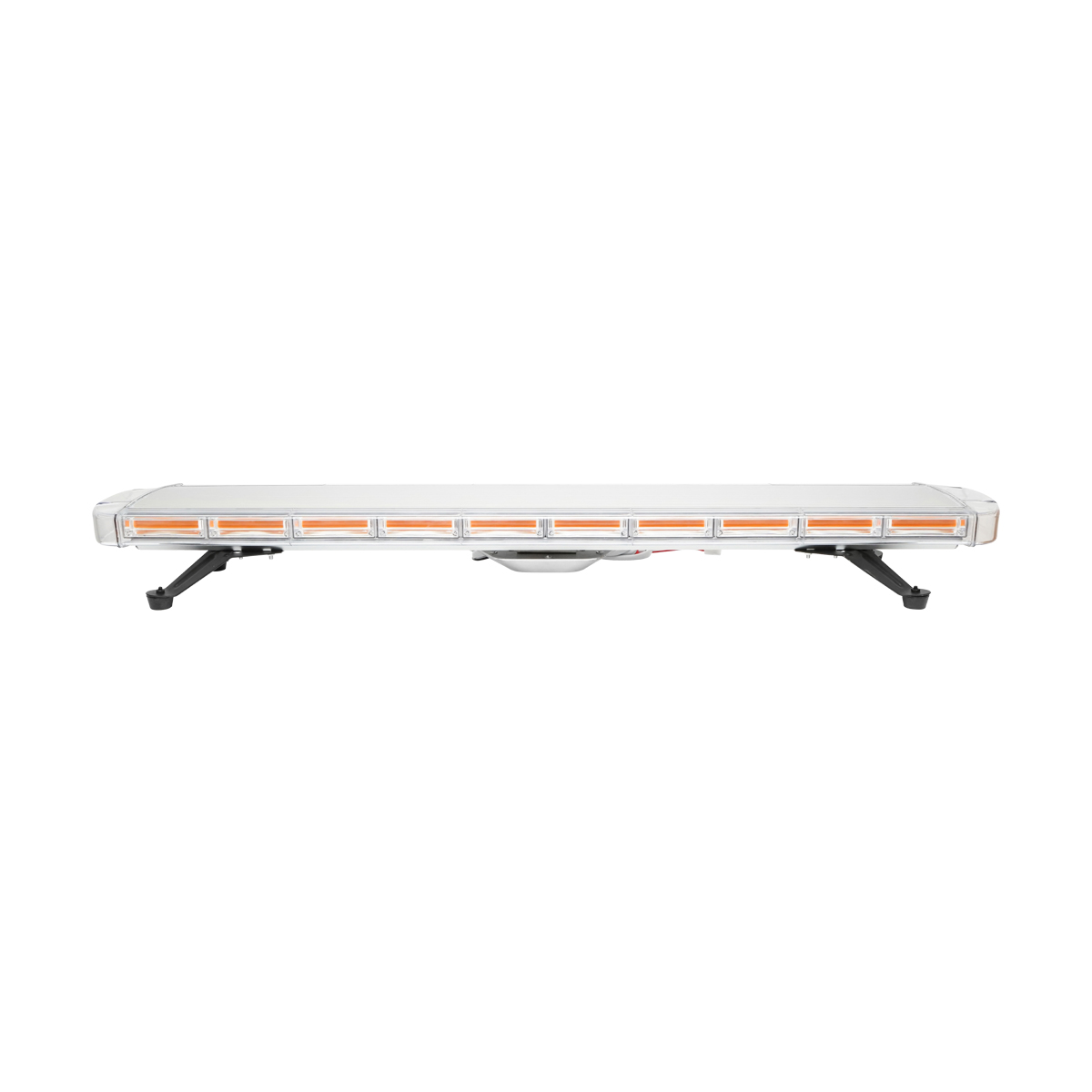 Rampa luminoasa girofar 12V cu 22 module lumina galbena si sonor integrat 1180x210x68mm Breckner Germany - imagine 5