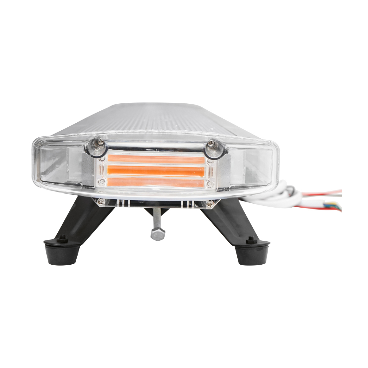Rampa luminoasa girofar 12V cu 22 module lumina galbena si sonor integrat 1180x210x68mm Breckner Germany - imagine 7