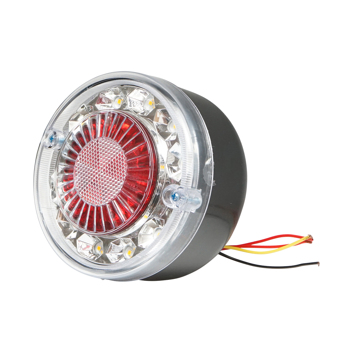 Lampa stop LED-SMD rotunda spate 12V cu 3 functii HQ Breckner Germany - imagine 2