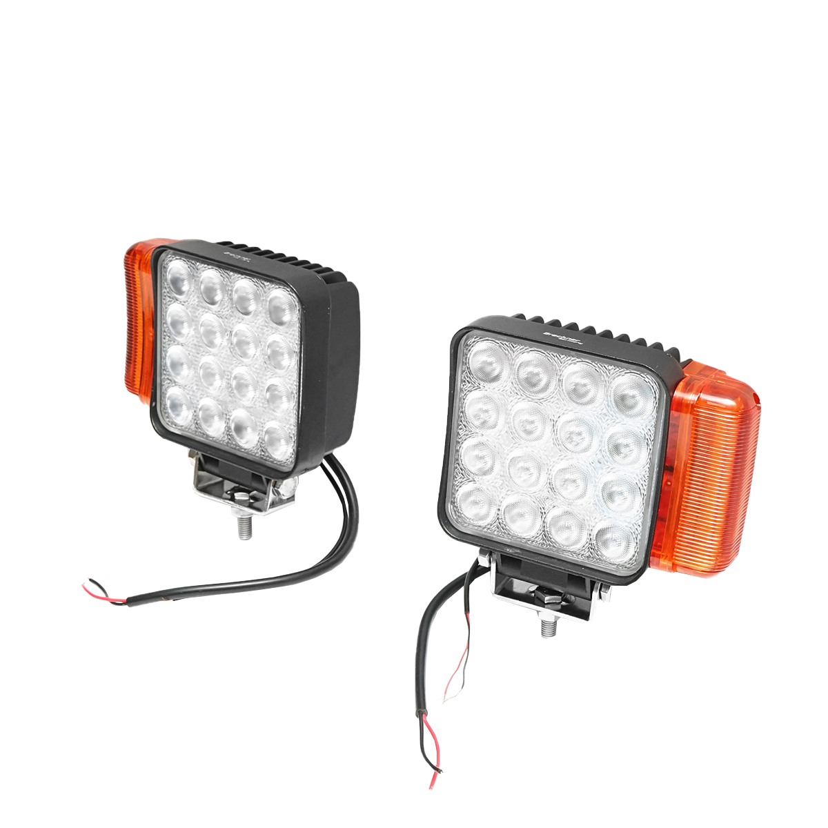 Set lampi LED tip far cu semnalizare dreapta si stanga 16 LED-uri 12-24V dimensiune 139x128x57mm Breckner Germany - imagine 3