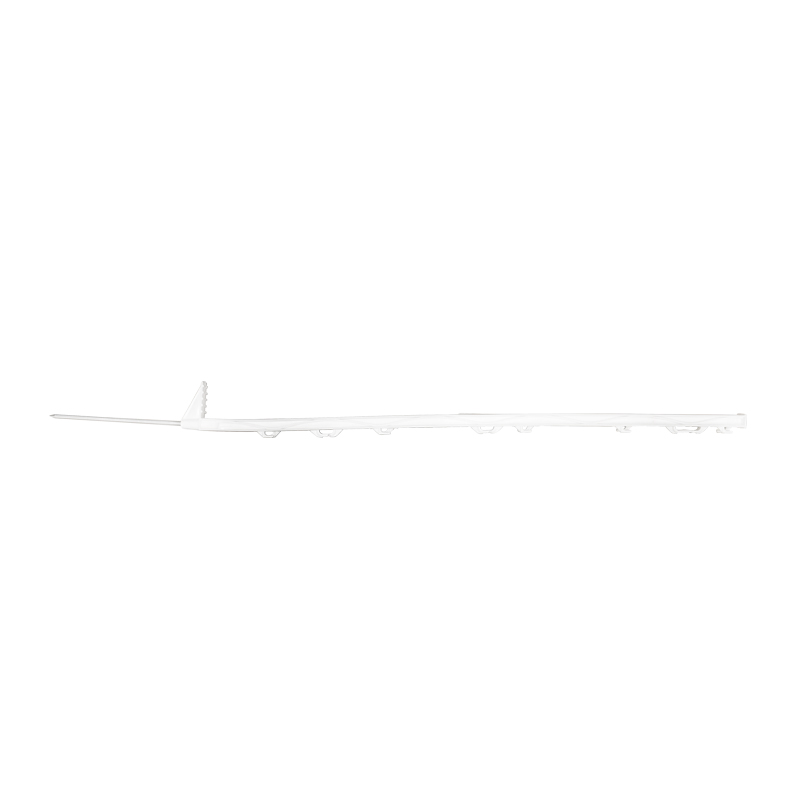 Stalp din plastic 1110mm alb pentru fir gard electric Breckner Germany - imagine 2