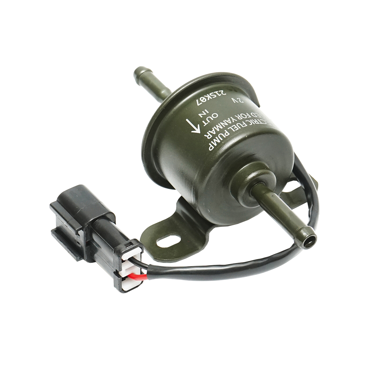 Pompa alimentare electrica universala 12V, L=130mm, fi 8mm pentru motorina/benzina OEM YK-3104 - imagine 3