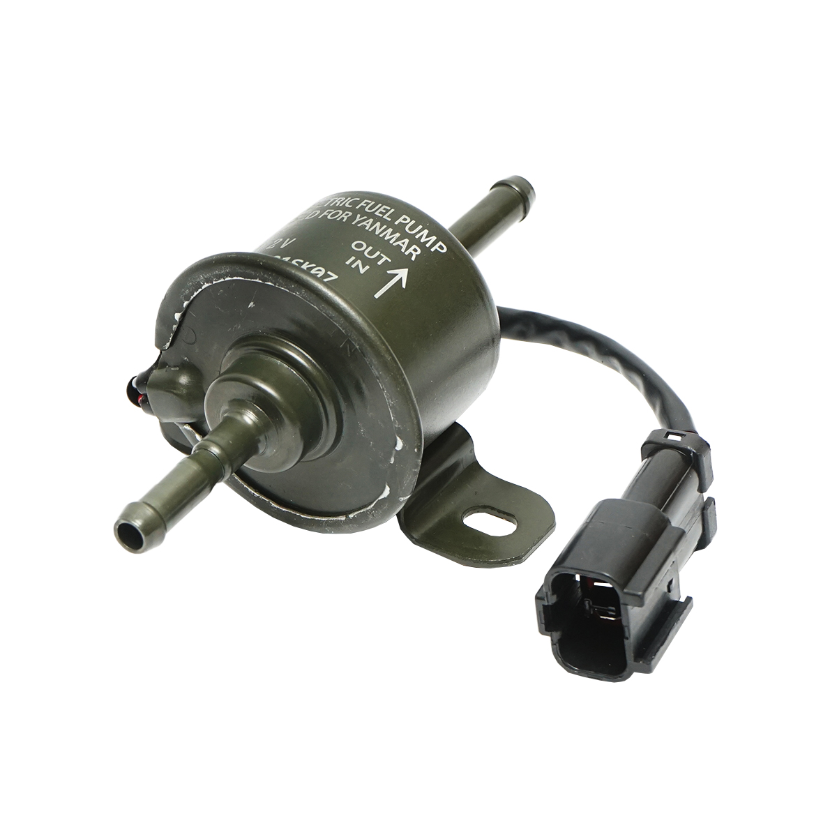 Pompa alimentare electrica universala 12V, L=130mm, fi 8mm pentru motorina/benzina OEM YK-3104 - imagine 2