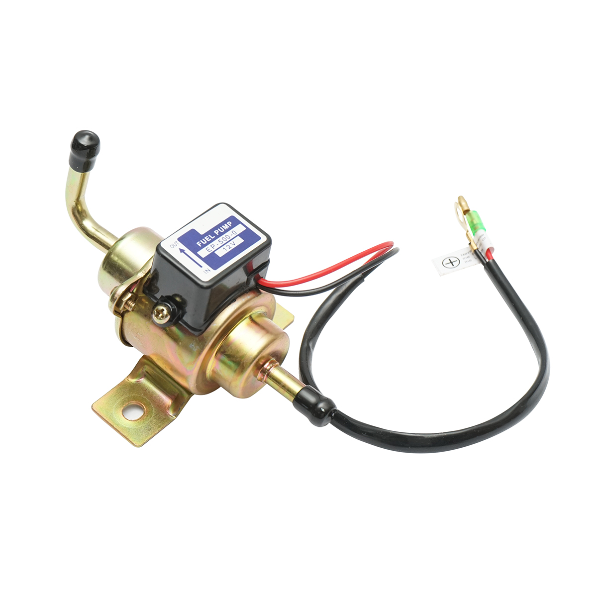 Pompa alimentare electrica universala 12V, L=130mm, fi 8mm pentru motorina/benzina OEM YK-3107, EP-500-0 - imagine 3