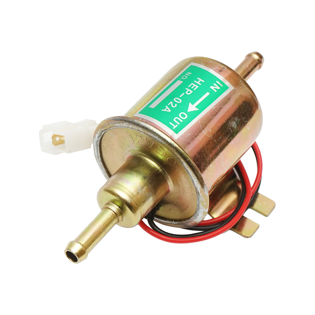 Pompa alimentare electrica universala cu filtru incorporat, 12V, L=145mm, fi 8mm pentru motorina/benzina OEM YK-3118, HEP-02A - imagine 3