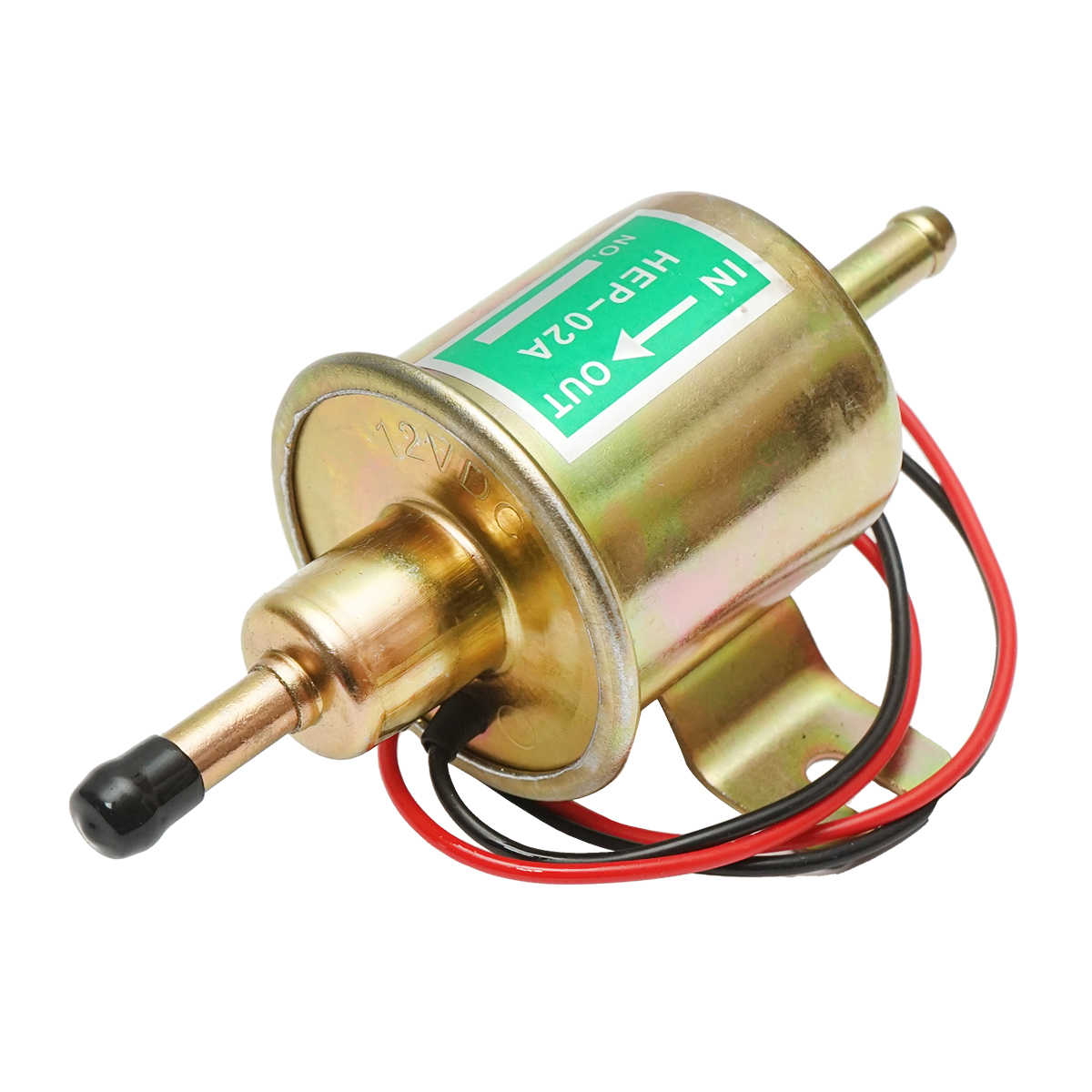 Pompa alimentare electrica universala cu filtru incorporat, 12V, L=145mm, fi 8mm pentru motorina/benzina OEM HEP-02A - imagine 3