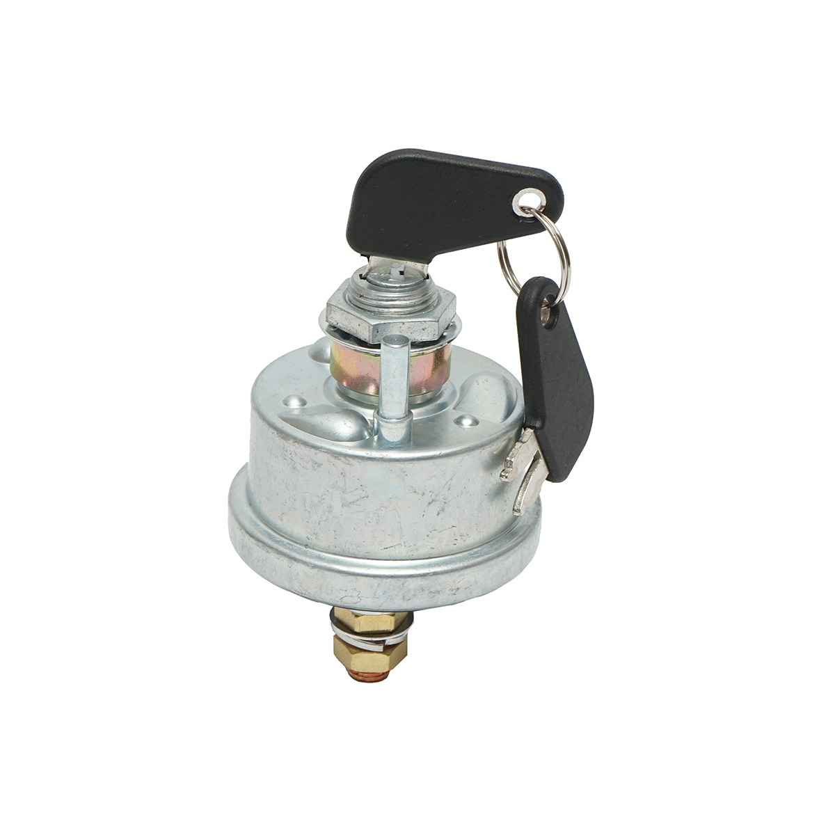 Contact pornire cu cheie 24V, fi 67mm, conector din cupru M10, filet prindere fi 18mm pentru Caterpillar OEM 7N0718 - imagine 2