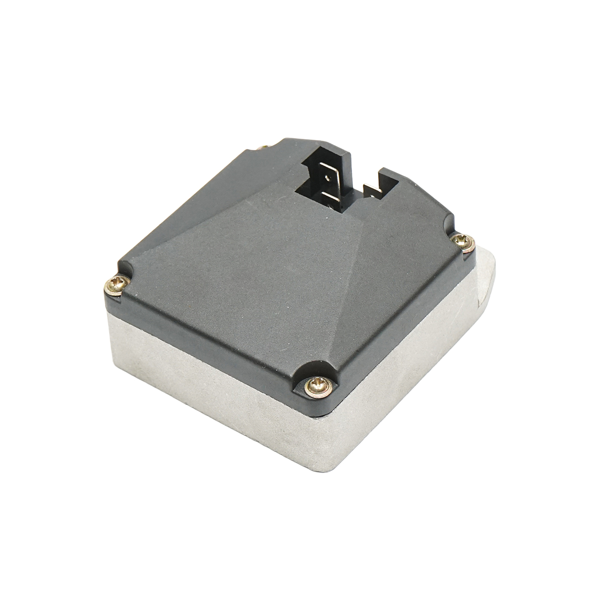 Regulator tensiune/releu alternator universal 24V cu 3 pini, 74x91mm, distanta intre gauri prindere 40mm Breckner Germany - imagine 2