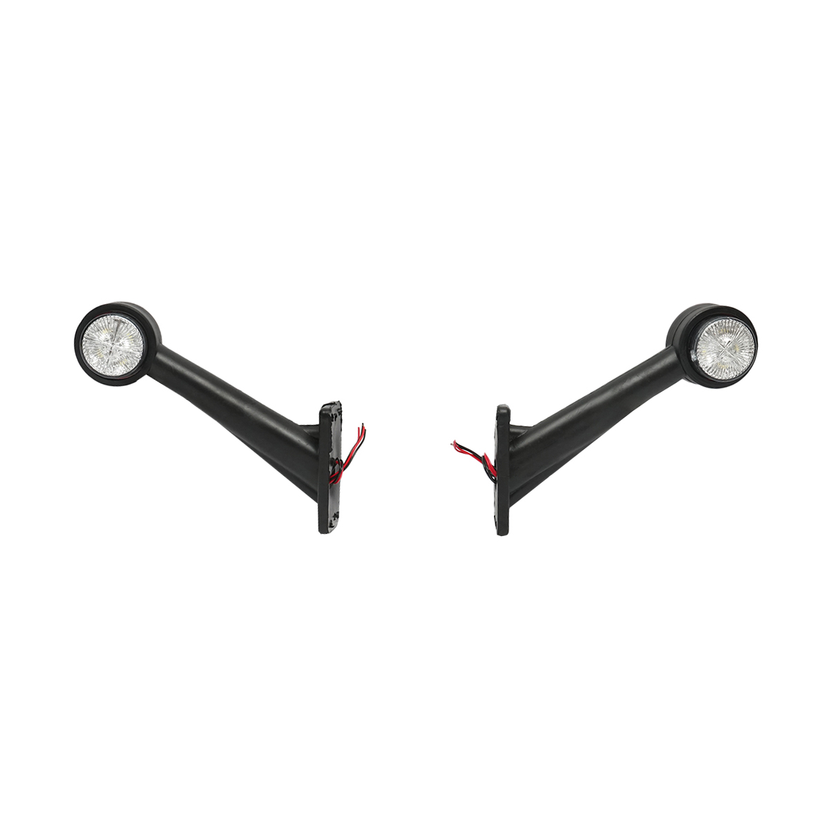 Lampi laterale de gabarit cu LED 12/24V, rosu-alb Breckner Germany - imagine 2