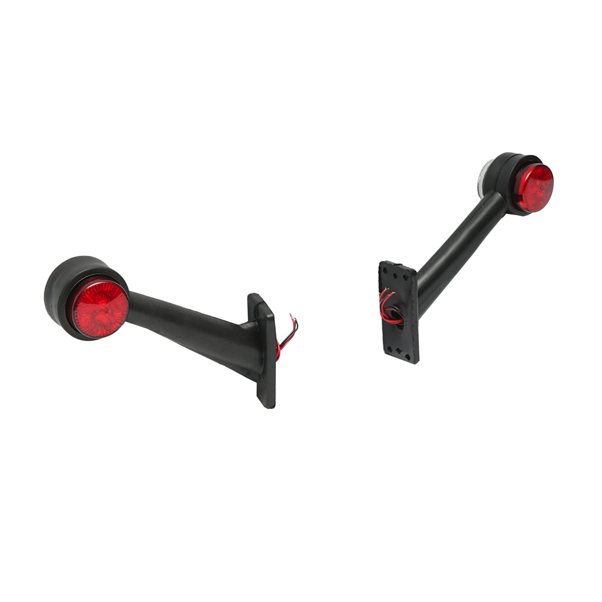 Lampi laterale de gabarit cu LED 12/24V, rosu-alb Breckner Germany - imagine 3