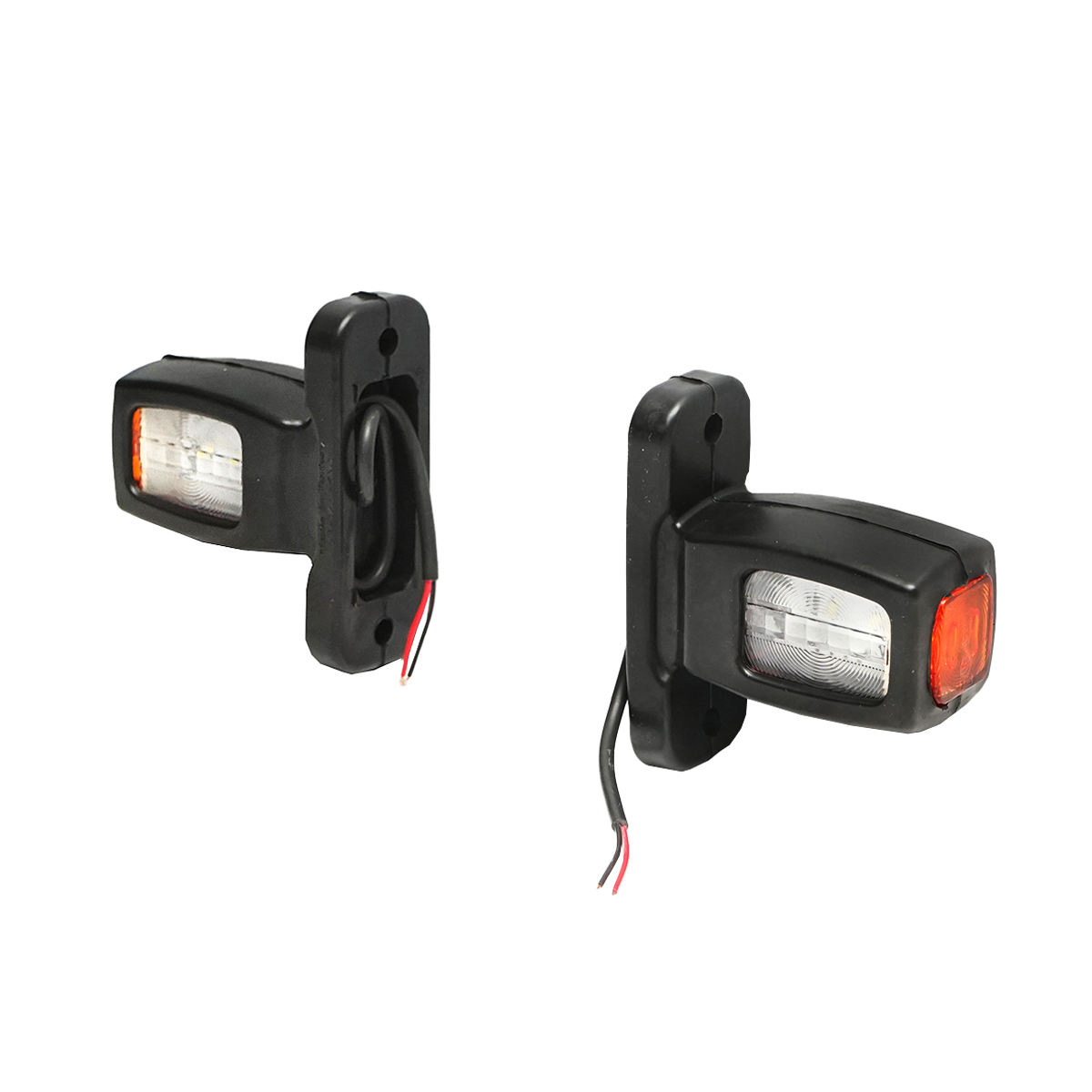 Lampa laterala de gabarit cu LED 12/24V, rosu-alb-galben - imagine 4
