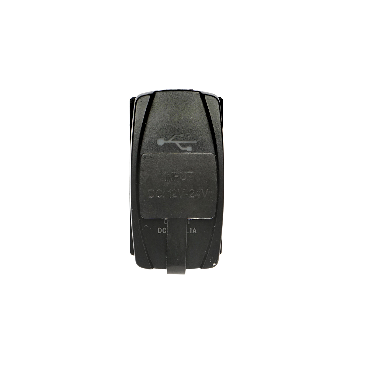 Incarcator universal 12/24V cu doua porturi USB, tensiune de iesire 5V/3.1A DC (montaj in Tablou bord; grila, etc.)  incarcare rapida  - imagine 2