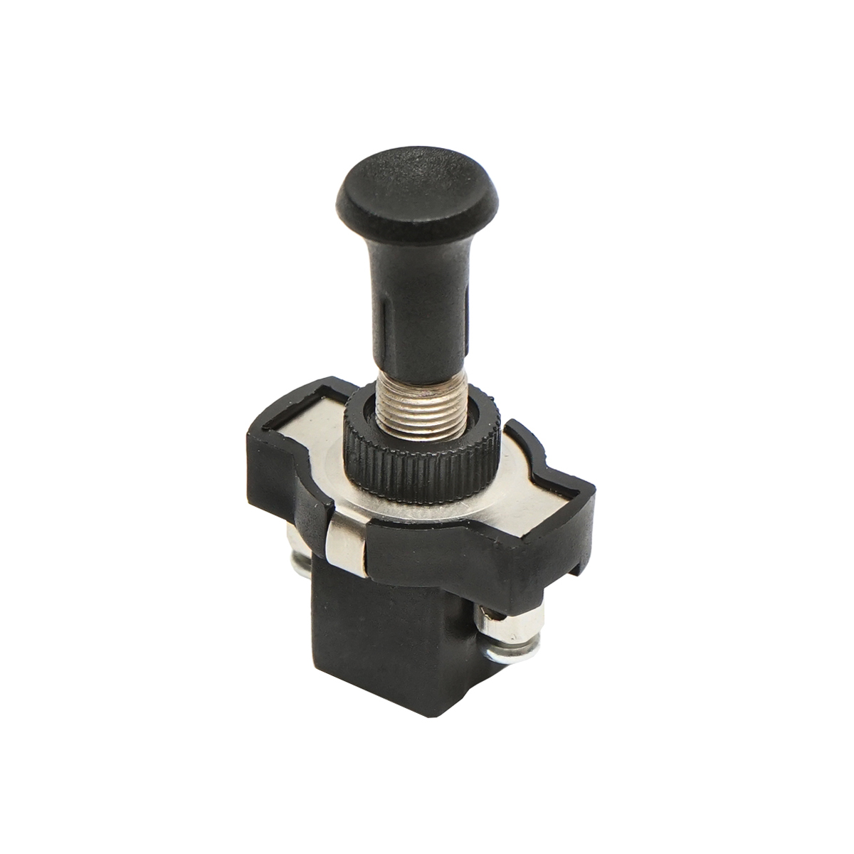 Intrerupator scurt 12V/5A pull switch ON/OFF cu piulita prindere din plastic Breckner Germany - imagine 2