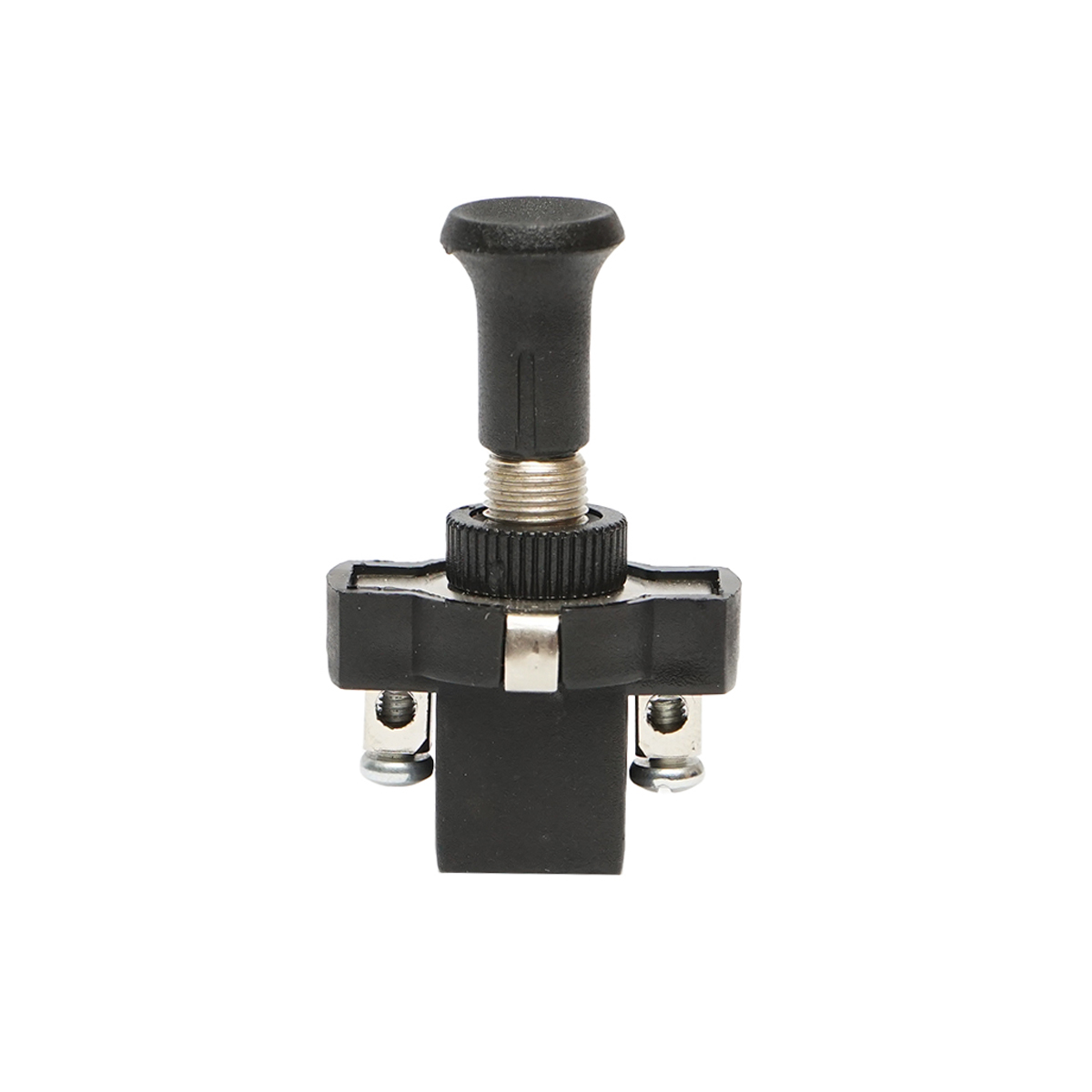 Intrerupator scurt 12V/5A pull switch ON/OFF cu piulita prindere din plastic Breckner Germany