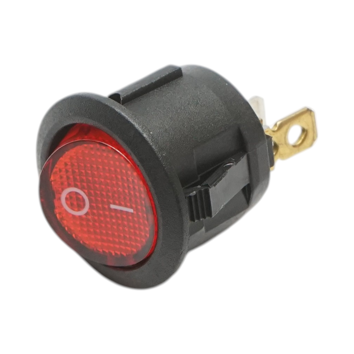 Buton intrerupator ON-OFF cu 3 pini 12V/10A, 250V AC/6A Breckner Germany - imagine 2