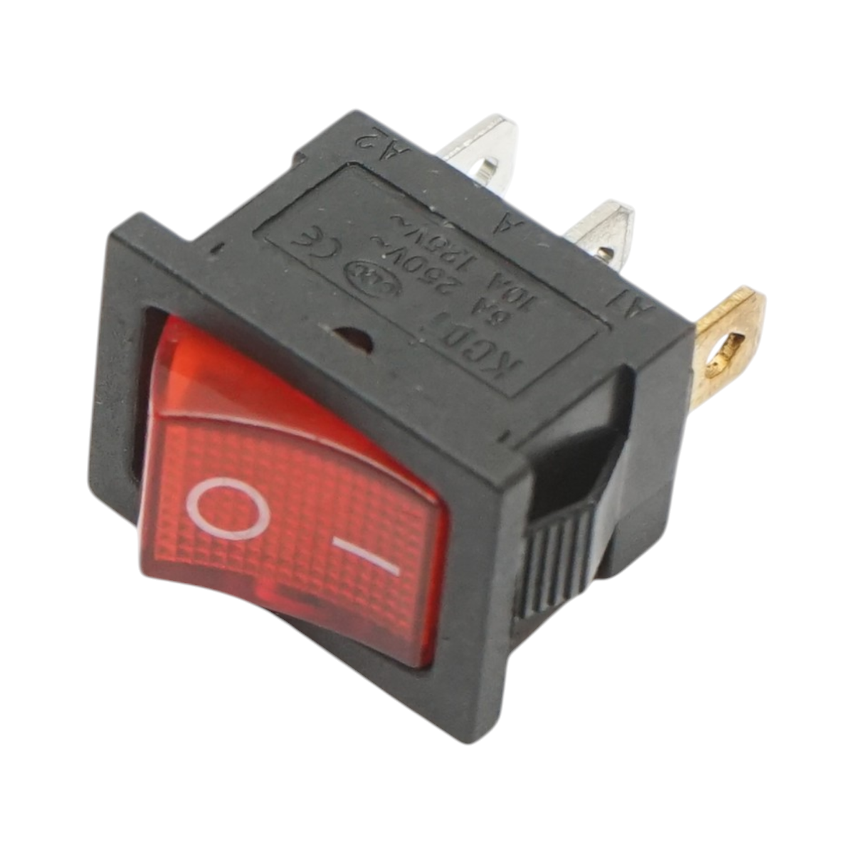 Buton intrerupator ON-OFF cu 3 pini 12V/10A, 250V/6A Breckner Germany - imagine 2