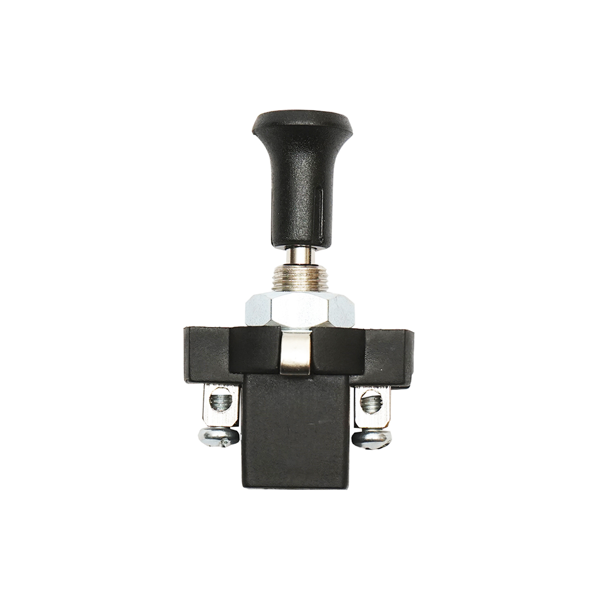 Intrerupator scurt on-off 12V/5A pull switch cu piulita prindere metalica Breckner Germany - imagine 3