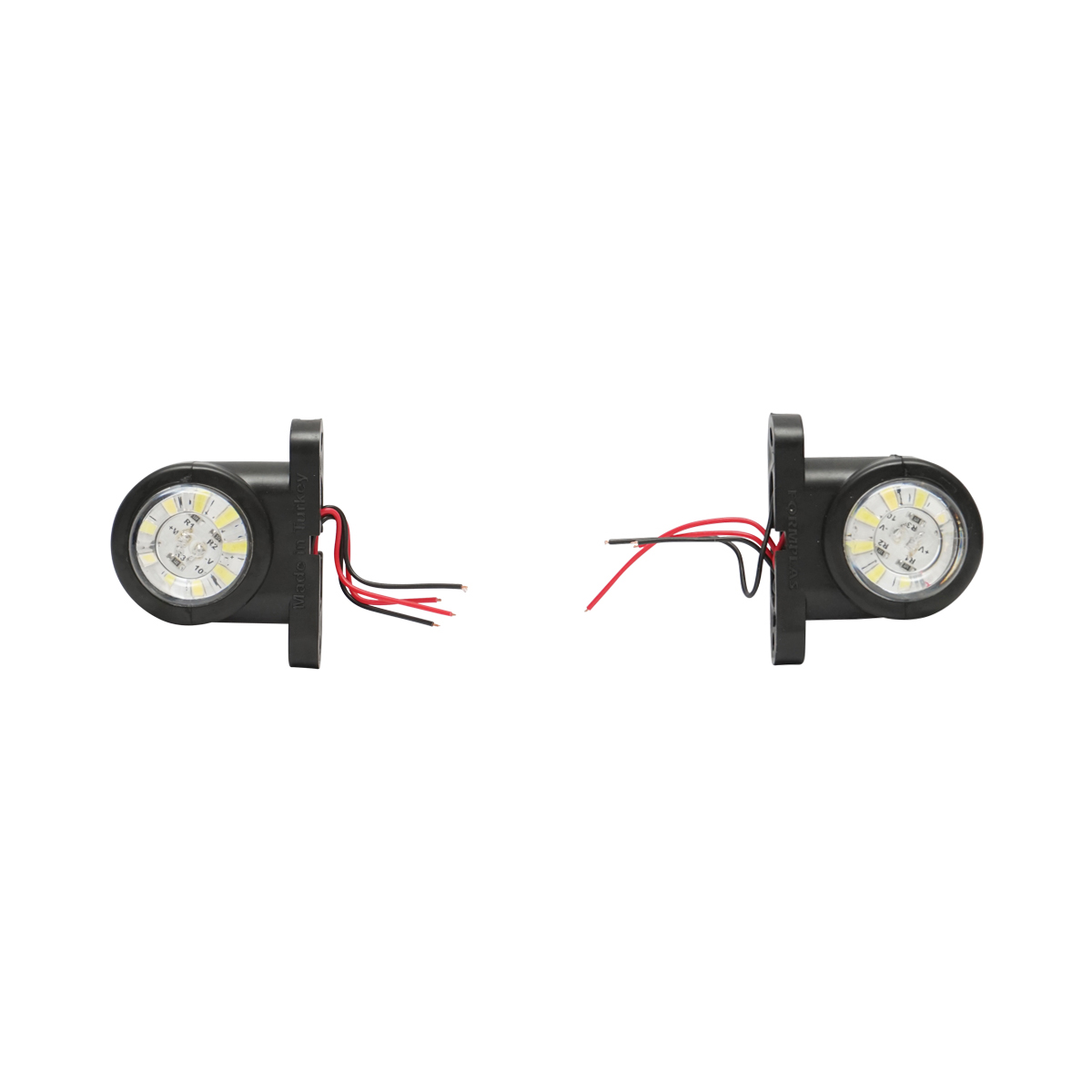 Lampi laterale de gabarit cu LED 12-24V, rosu-alb FR0102 Breckner Germany - imagine 2