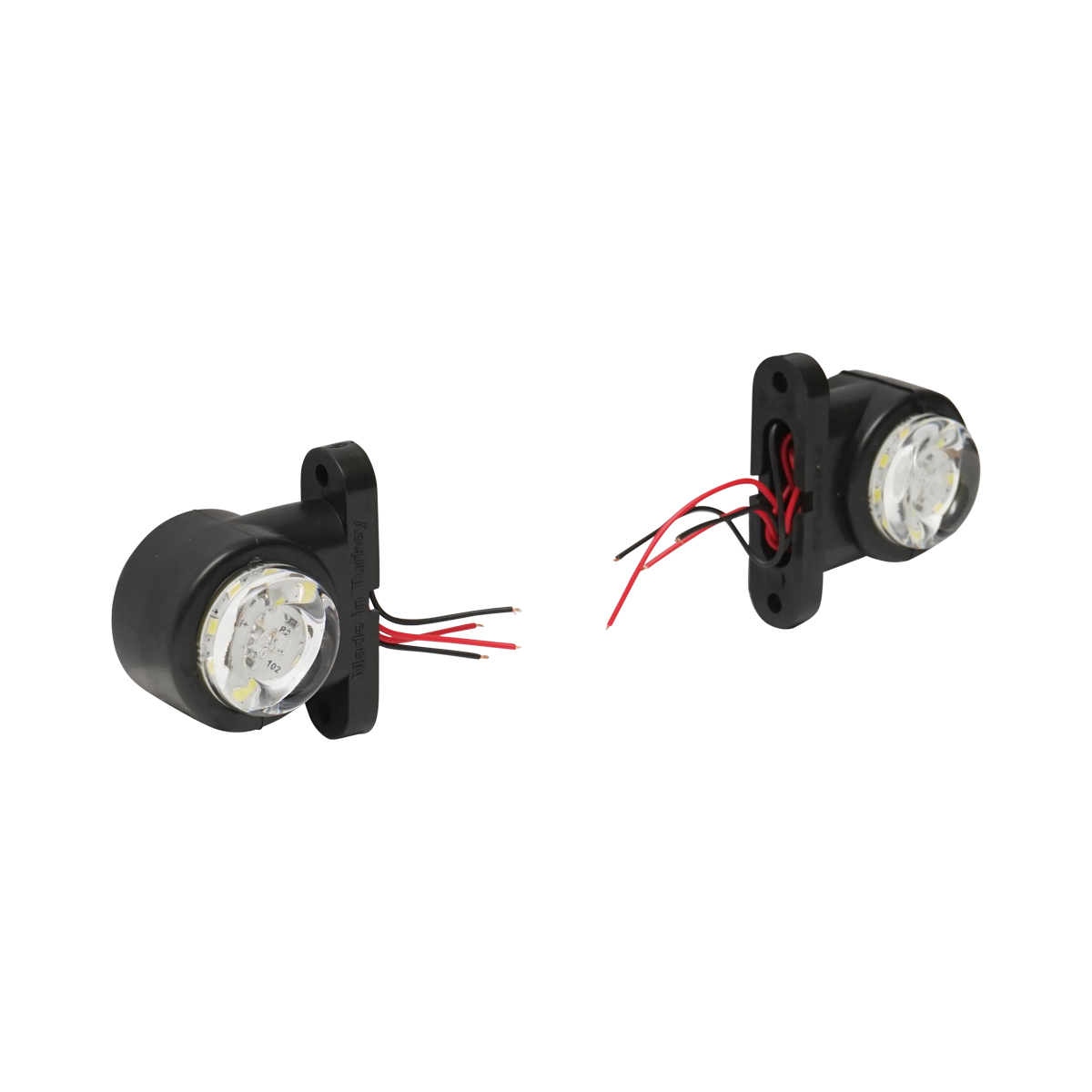 Lampi laterale de gabarit cu LED 12-24V, rosu-alb FR0102 Breckner Germany - imagine 4