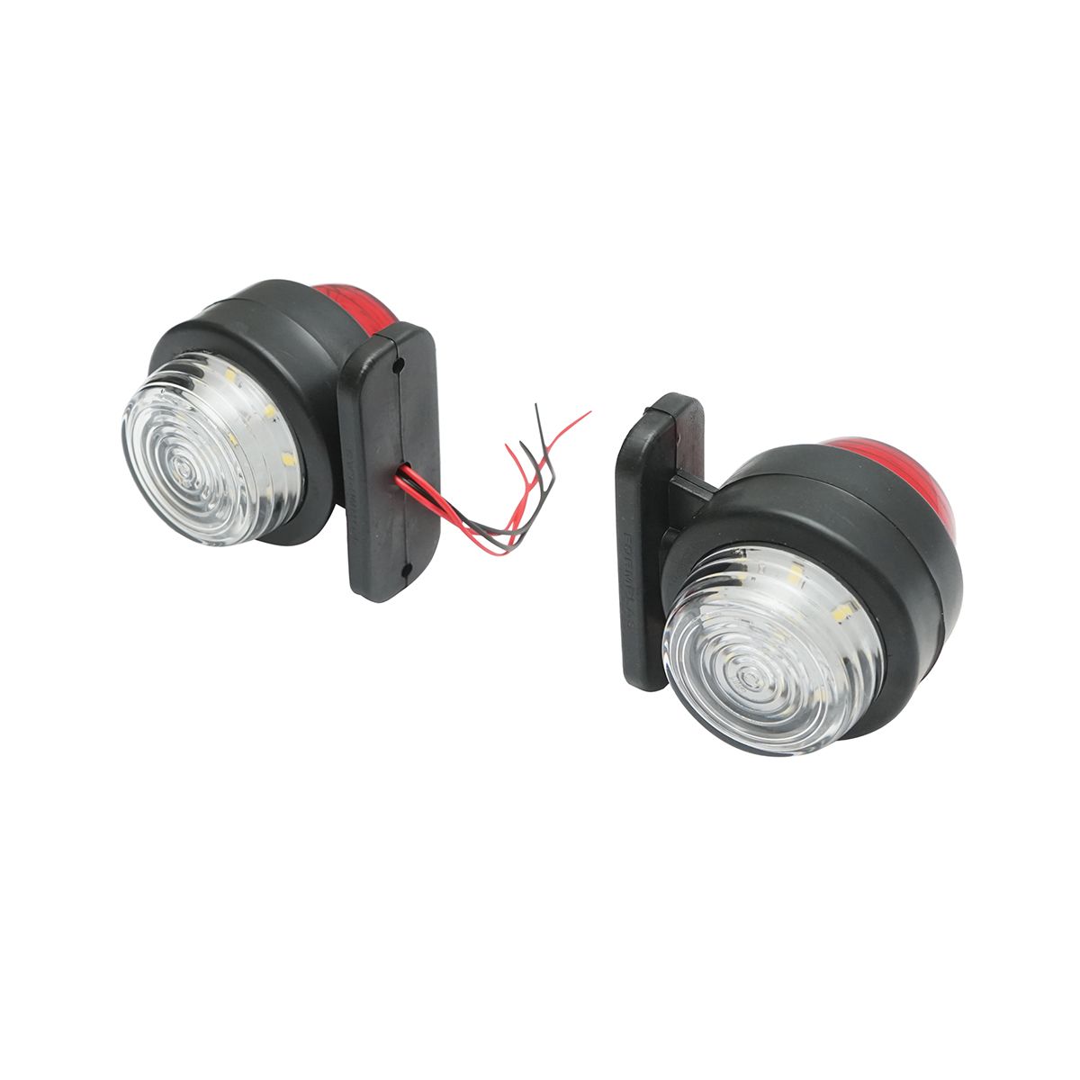 Lampi laterale de gabarit cu LED 12/24V, rosu-alb Breckner Germany - imagine 3