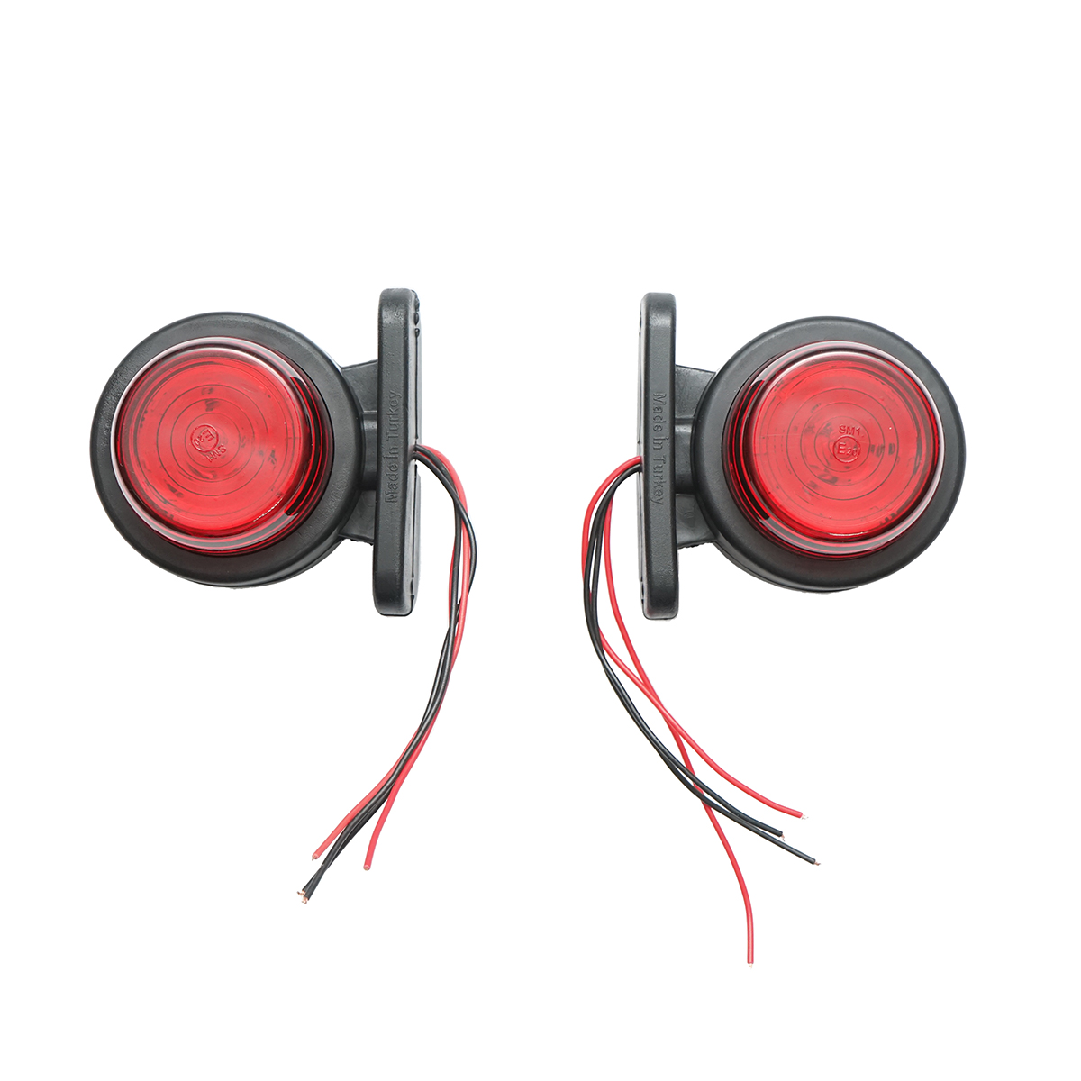 Lampi laterale de gabarit cu LED 12/24V, rosu-alb Breckner Germany - imagine 2