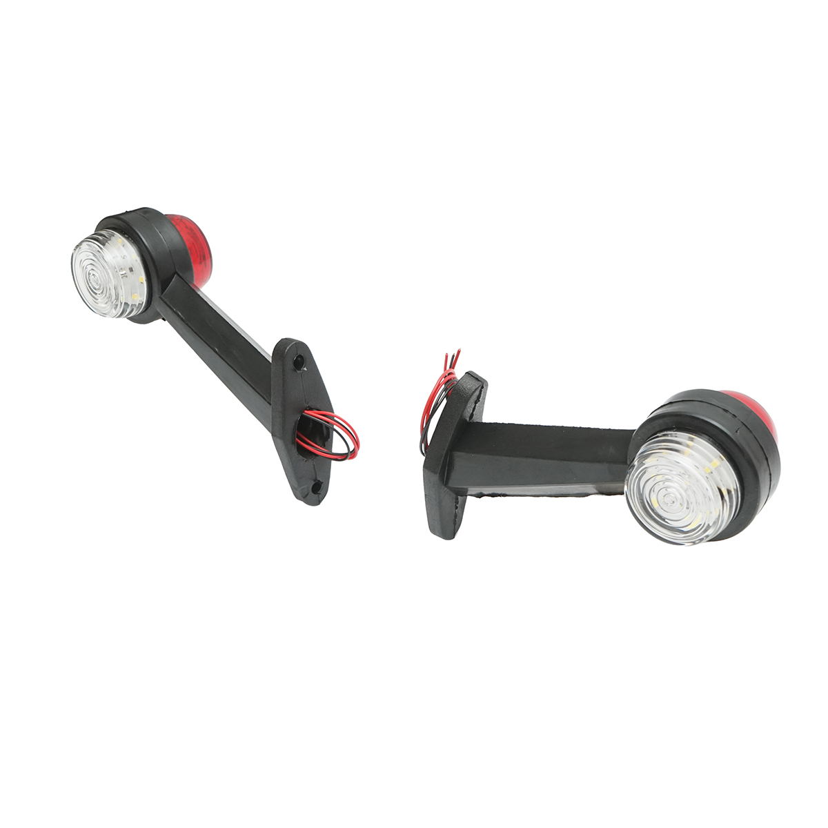 Set Lampi laterale de gabarit cu LED 12/24V, rosu-alb Breckner Germany - imagine 4