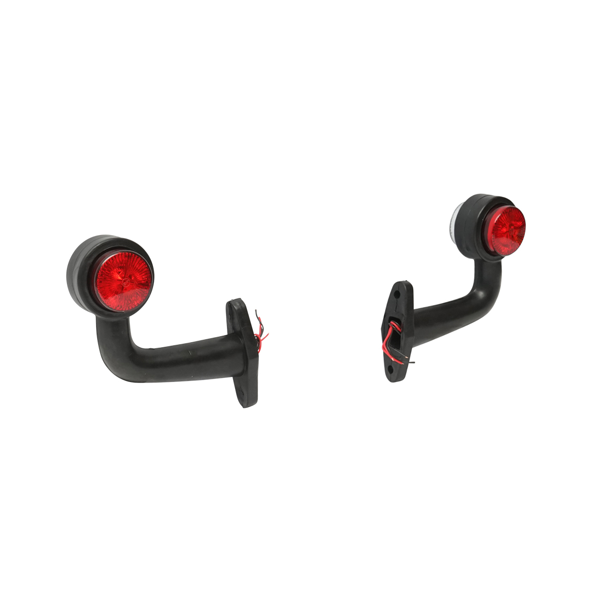Set lampi laterale de gabarit cu LED 12/24V, rosu-alb FR0115 Breckner Germany - imagine 3
