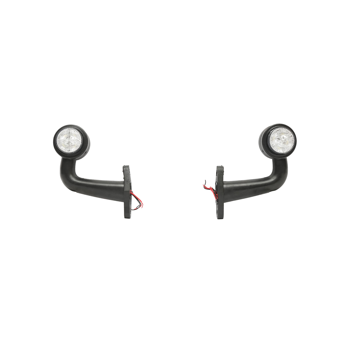 Set lampi laterale de gabarit cu LED 12/24V, rosu-alb FR0115 Breckner Germany - imagine 2