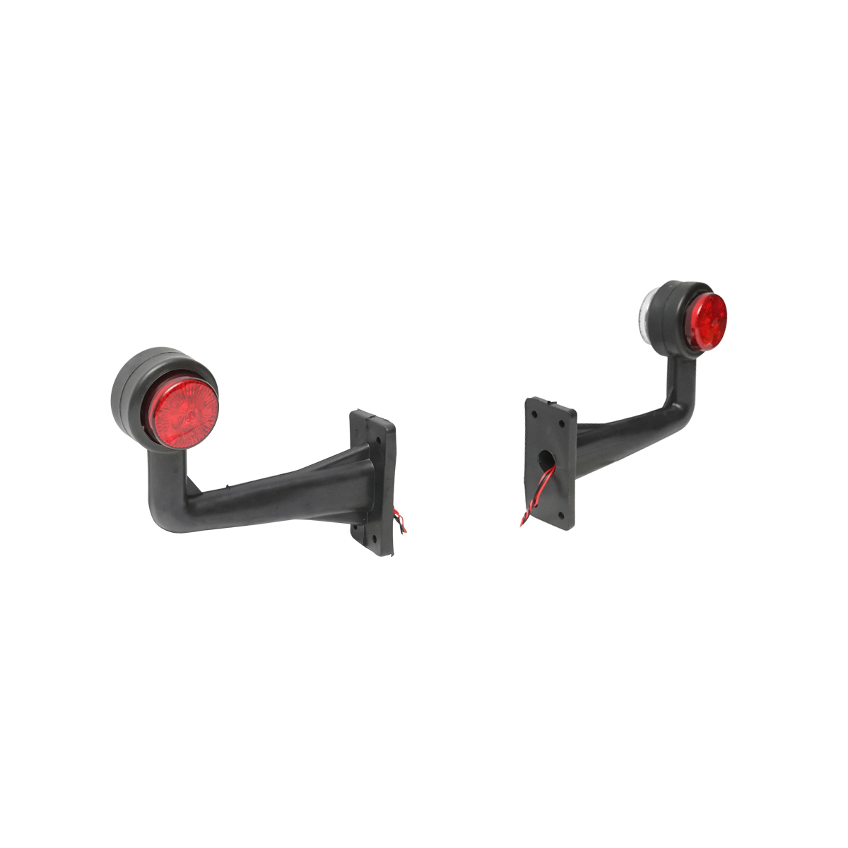 Lampi laterale de gabarit cu LED 12/24V, rosu-alb Breckner Germany - imagine 3