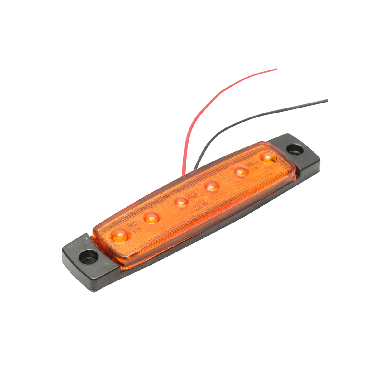 Lampa laterala de gabarit LED galbena 12-24V 6 LED-uri FR0172 Breckner Germany - imagine 2
