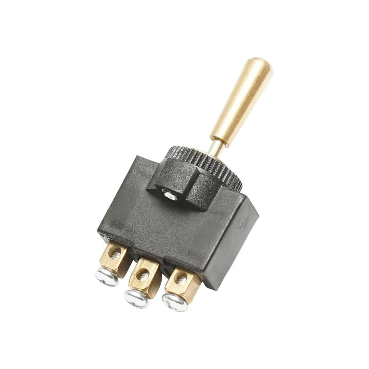 Comutator 3 pozitii cu maneta metalica 12-24V DC/10A, 125-250V AC/2A Breckner Germany - imagine 3